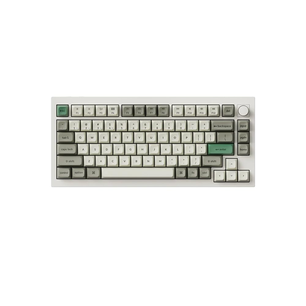 Keychron Q1 Max QMKVIA wireless custom mechanical keyboard, 2.4 GHzBluetoothwired connection, US layout, RGB light, hot swap compatible Gateron
Keychron Q1 Max QMKVIA wireless custom mechanical keyboard, 2.4 GHzBluetoothwired connection, US layout, RGB light, hot swap compatible Gateron