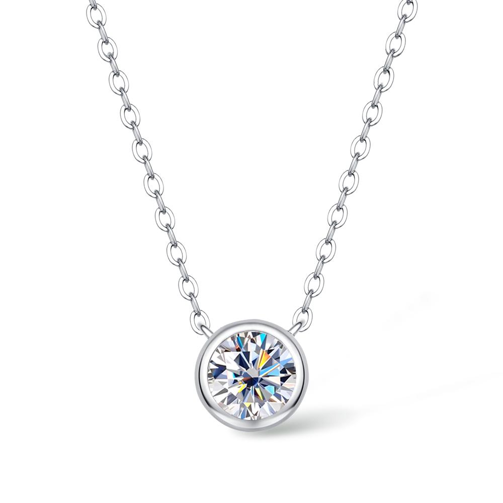 Rose Gold Moissanite Pendant Necklace for Women Color Lab Created Diamond Choker Chain Original 925 Silver Jewelry Gift
Rose Gold Moissanite Pendant Necklace for Women Color Lab Created Diamond Choker Chain Original 925 Silver Jewelry Gift