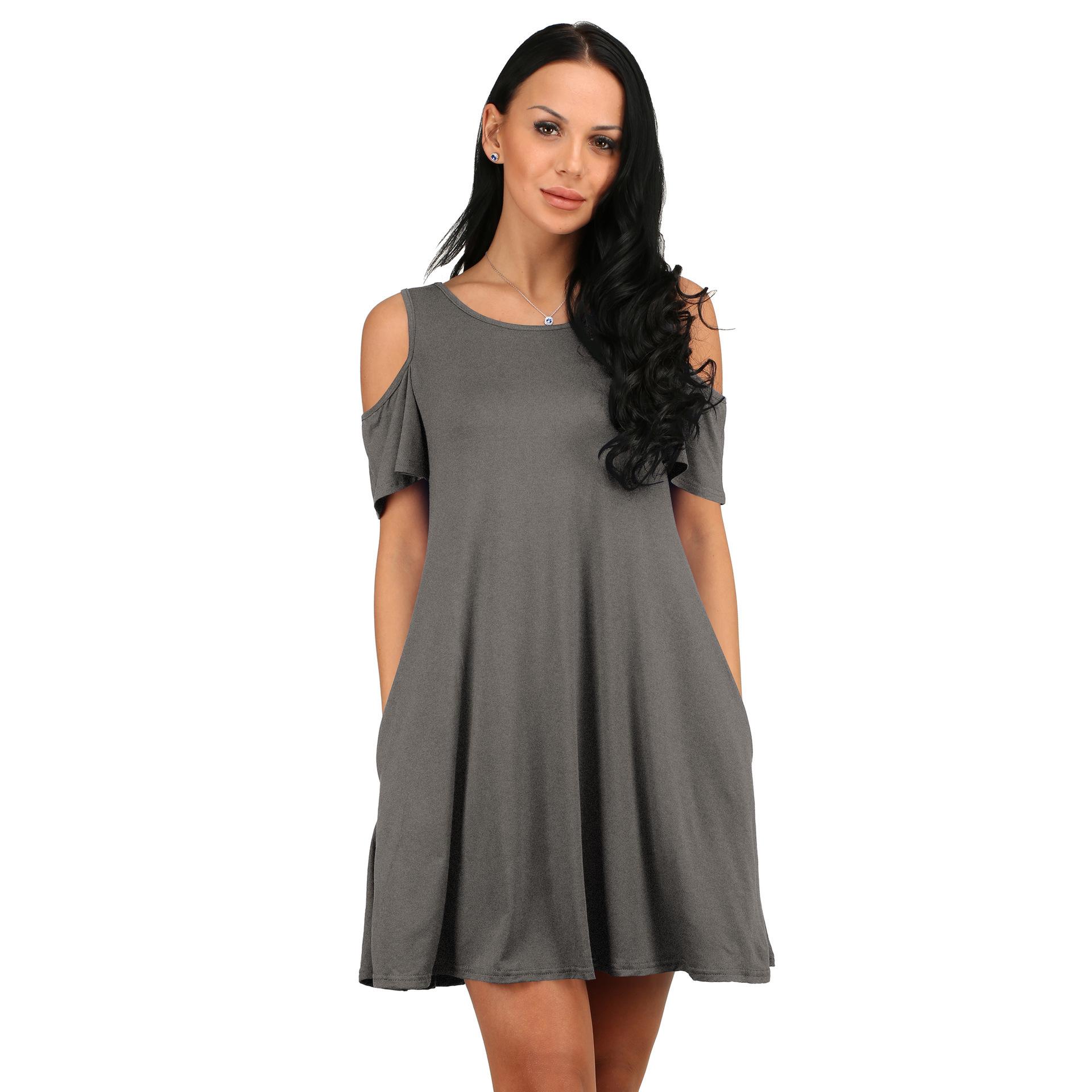 2022 Spring/Summer Women s Off-the-Shoulder Short Sleeve Dress - Hot Fashion L сірий колір
2022 Spring/Summer Women s Off-the-Shoulder Short Sleeve Dress - Hot Fashion L сірий колір