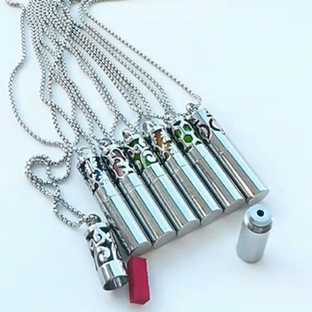 Silver Color Aromatherapy Diffuser Necklace Essential Oil Diffuser Necklace Jewelry Accessories A
Silver Color Aromatherapy Diffuser Necklace Essential Oil Diffuser Necklace Jewelry Accessories A