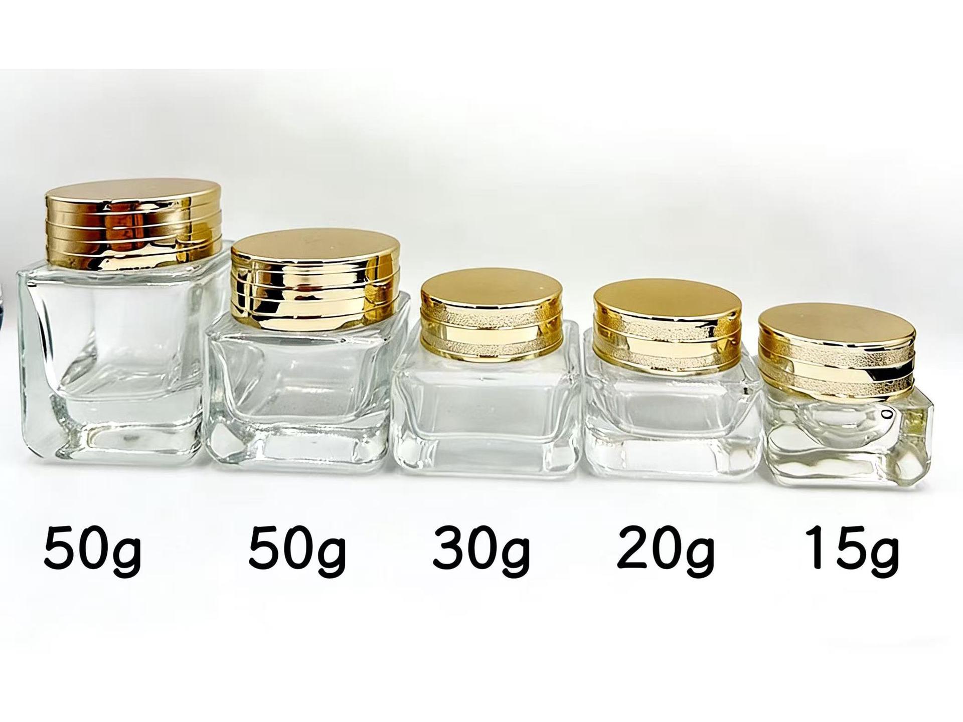 Estee Lauder 15g Transparent Eye Cream Bottle & 30g Square Thick Bottom Face Cream Bottle - New Style. 15g with lids and pump + transparent glass bottle
Estee Lauder 15g Transparent Eye Cream Bottle & 30g Square Thick Bottom Face Cream Bottle - New Style. 15g with lids and pump + transparent glass bottle