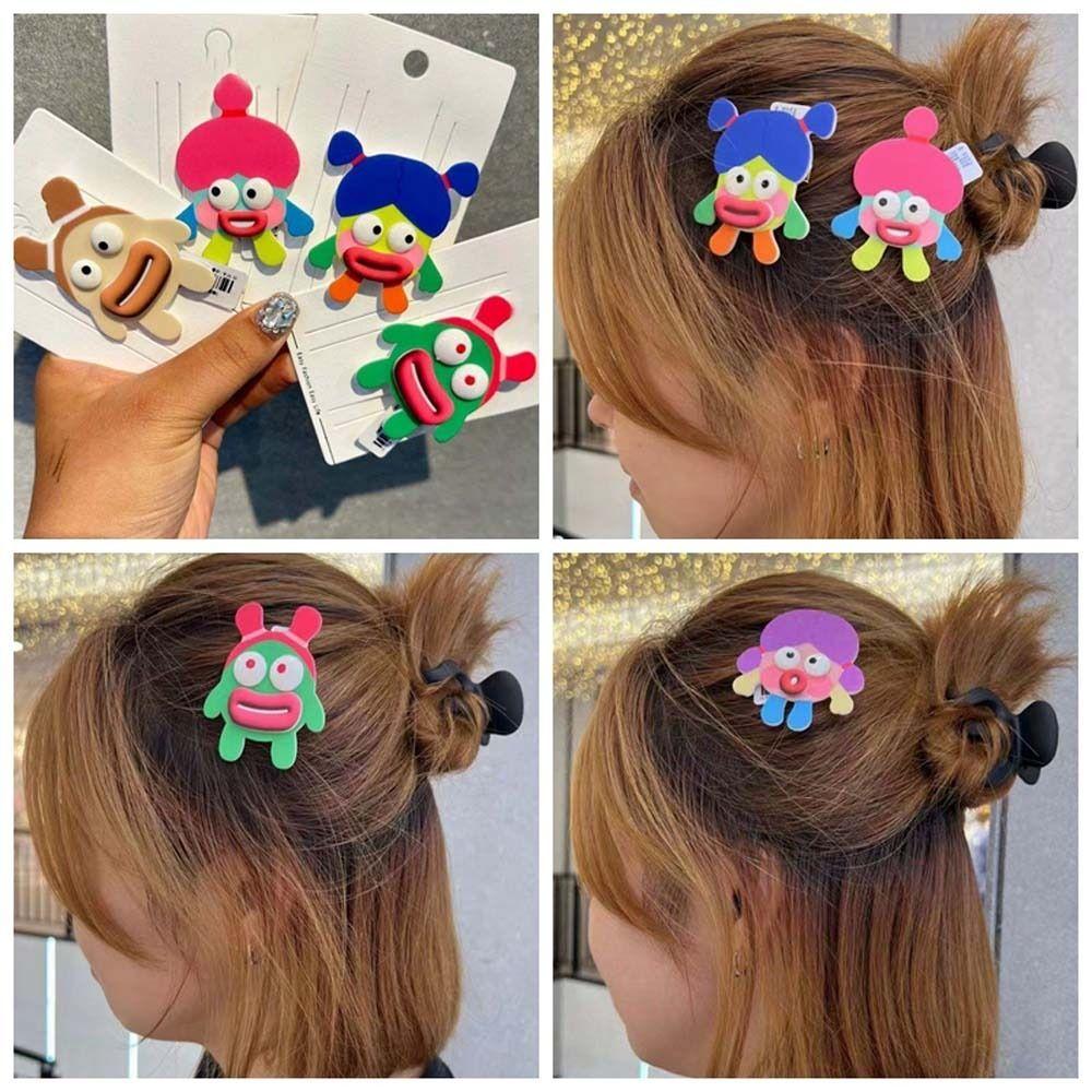 Big Eyes Ugly Doll Hair Clips Sausage Mouth Funny Duckbill Clip Cartoon Hairpin Children/Female
Big Eyes Ugly Doll Hair Clips Sausage Mouth Funny Duckbill Clip Cartoon Hairpin Children/Female