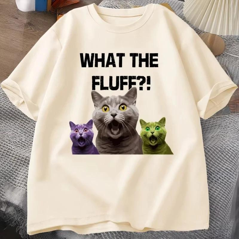What The Fluff Футболка с кошкой Y2k Женская одежда Повседневная футболка с коротким рукавом и круглым вырезом Одежда Уличная одежда Топы Графические футболки S
What The Fluff Футболка с кошкой Y2k Женская одежда Повседневная футболка с коротким рукавом и круглым вырезом Одежда Уличная одежда Топы Графические футболки S