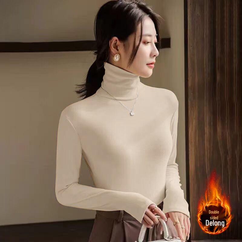 Женский велюровый топ с флисовой подкладкой, высоким воротом и длинными рукавами, облегающего кроя, для осени/зимы M (85-105 jin)
Женский велюровый топ с флисовой подкладкой, высоким воротом и длинными рукавами, облегающего кроя, для осени/зимы M (85-105 jin)