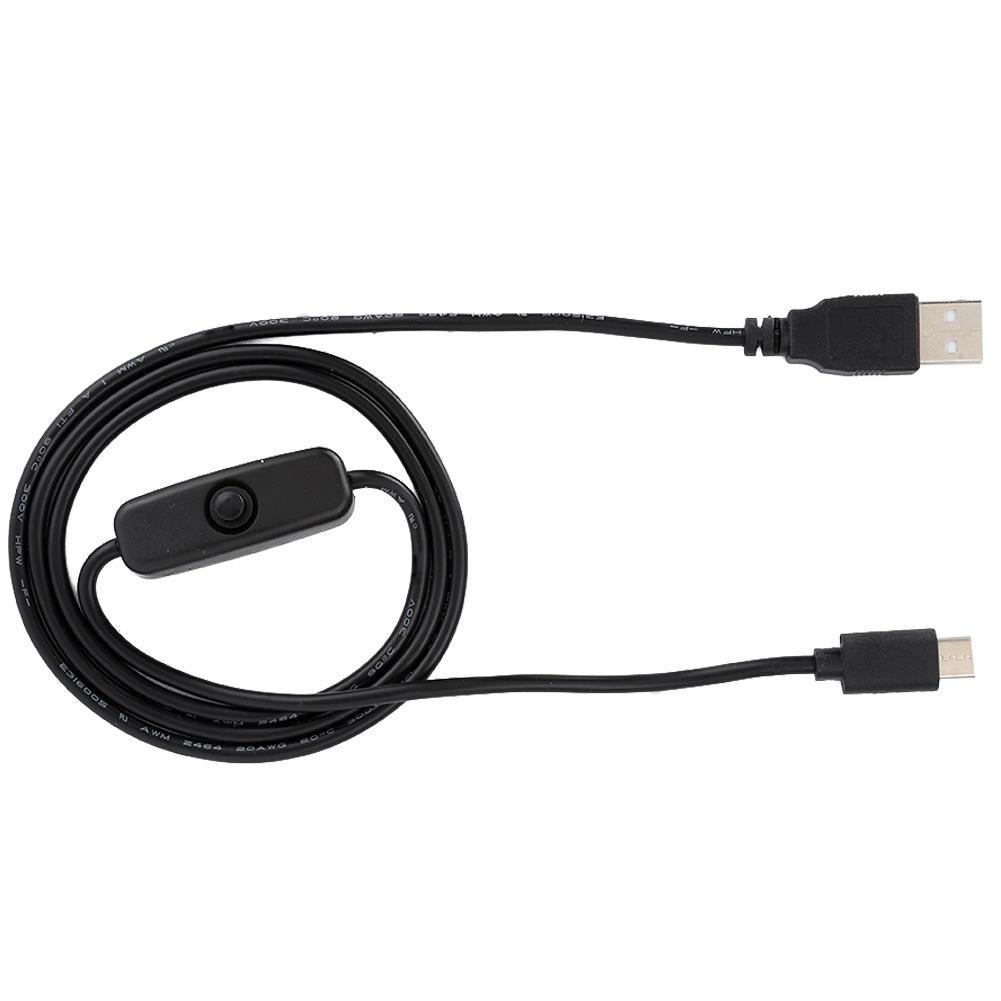 Для Raspberry Pi 4 TypeE C адаптер зарядного устройства соединительный кабель с переключателем (1м3.3фута)
Для Raspberry Pi 4 TypeE C адаптер зарядного устройства соединительный кабель с переключателем (1м3.3фута)