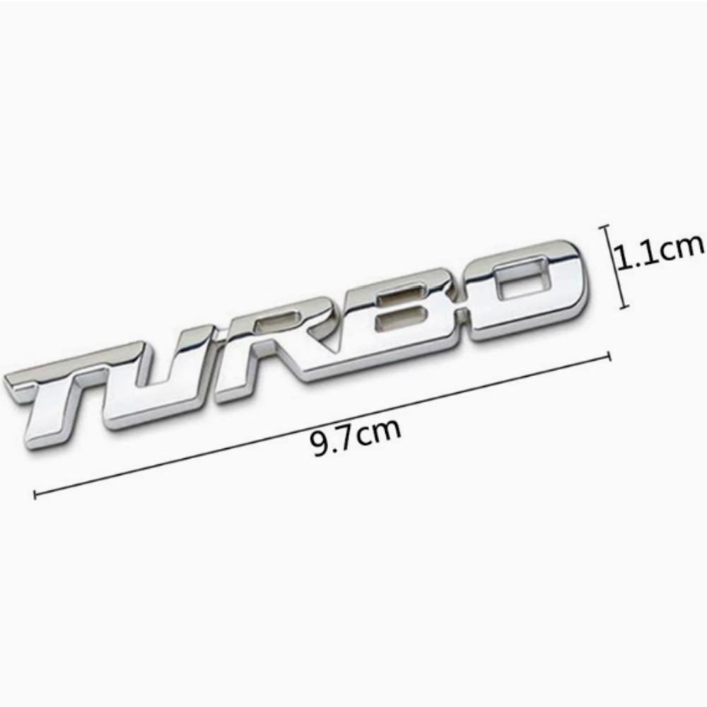 9.7 * 1.1CM Car 3D zinc alloy metal turbocharged TURBO car logo sticker for automobiles
9.7 * 1.1CM Car 3D zinc alloy metal turbocharged TURBO car logo sticker for automobiles