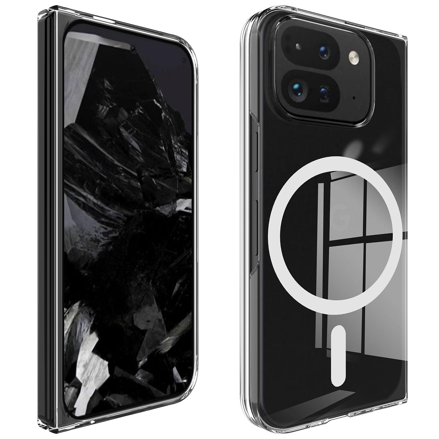 For Google Pixel 9 Pro Fold 5G Magnetic Case TPU+Acrylic Phone Cover Compatible with MagSafe A
For Google Pixel 9 Pro Fold 5G Magnetic Case TPU+Acrylic Phone Cover Compatible with MagSafe A