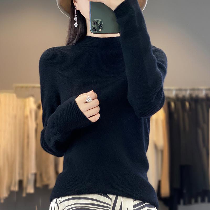 Женский облегающий свитер с высоким воротником в рубчик из 100% шерсти 2XL (135-150 Jin)
Женский облегающий свитер с высоким воротником в рубчик из 100% шерсти 2XL (135-150 Jin)