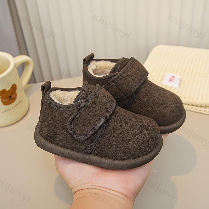 Children Winter Snow Boots New Faux Suede Warm Plush Baby Cotton Shoes Boys Fashion Anti-slip Rubber Sole Girls Ankle Boots 23
Children Winter Snow Boots New Faux Suede Warm Plush Baby Cotton Shoes Boys Fashion Anti-slip Rubber Sole Girls Ankle Boots 23