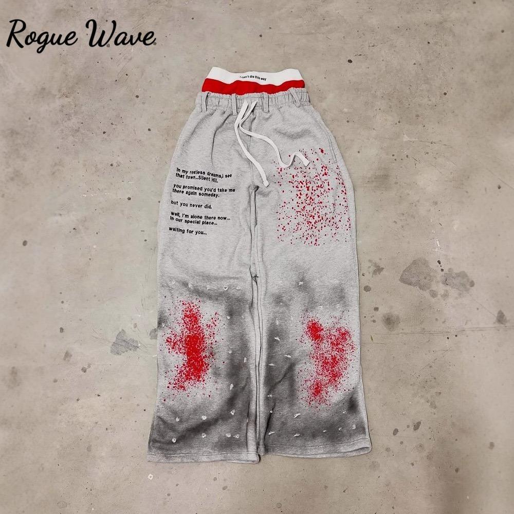 RogueWave Harajuku Street Dirty style Fashion Double Waist Pants High waisted Jogger Drawstring Sweatpants Loose Cargo Trousers XXL сірий
RogueWave Harajuku Street Dirty style Fashion Double Waist Pants High waisted Jogger Drawstring Sweatpants Loose Cargo Trousers XXL сірий