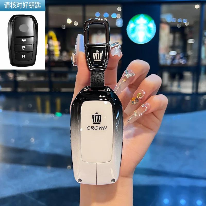 Car Remote Key Case Cover for Toyota GR RAV4 Crown Hilux Fortuner Corolla SE 2023 Camry Yaris Land Cruiser Prado Venza Accessory
Car Remote Key Case Cover for Toyota GR RAV4 Crown Hilux Fortuner Corolla SE 2023 Camry Yaris Land Cruiser Prado Venza Accessory