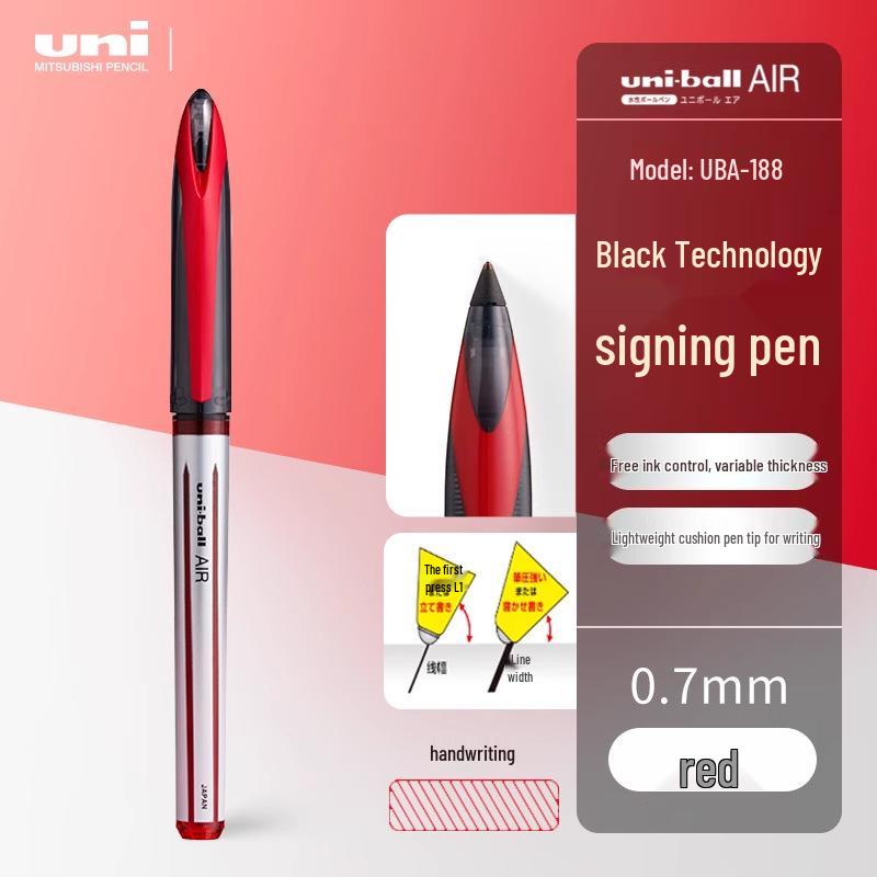 Mitsubishi UBA-188 Waterproof Liquid Ink Pen for Versatile Writing 0.5mm
Mitsubishi UBA-188 Waterproof Liquid Ink Pen for Versatile Writing 0.5mm
