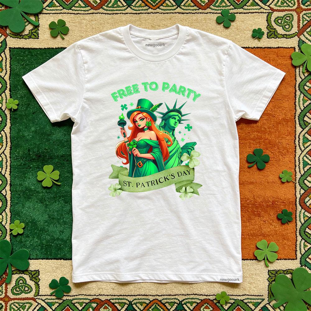 Saint Patrick lucky Irish green Retro t shirt Women cotton festival printed T shirt Unisex Adult Party tee festival Shortsleev S
Saint Patrick lucky Irish green Retro t shirt Women cotton festival printed T shirt Unisex Adult Party tee festival Shortsleev S