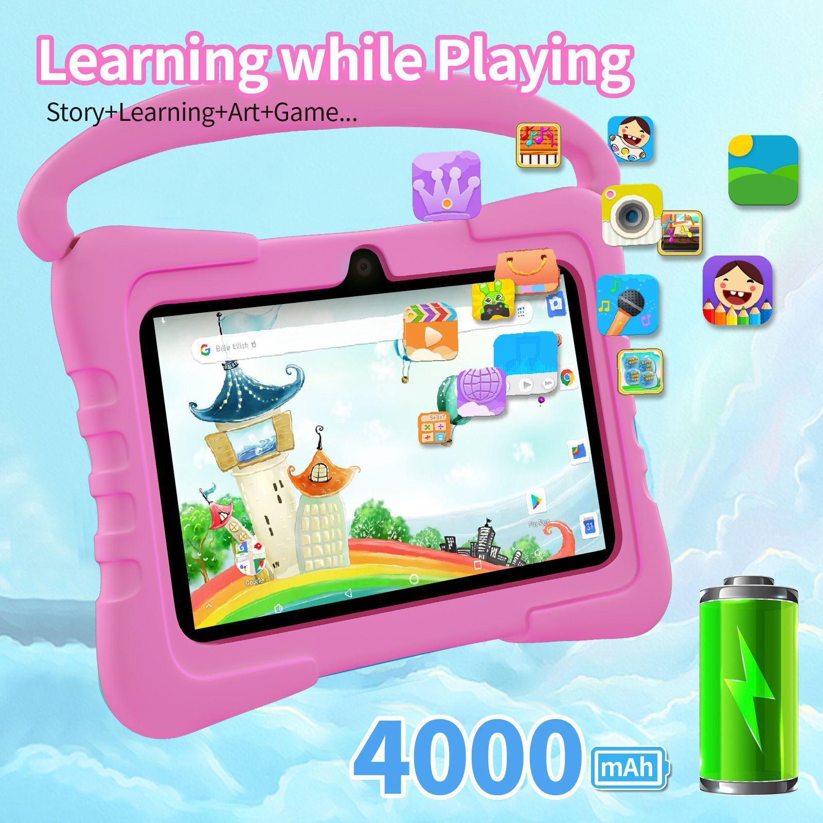 7-inch Kids Android Tablet (8+256GB, Wi-Fi Enabled) UK Charger рожевий
7-inch Kids Android Tablet (8+256GB, Wi-Fi Enabled) UK Charger рожевий