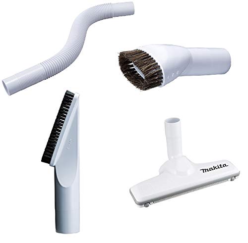Makita Cleaner Tip Attachment 4 Piece White Set Round Brush Shelf Brush Flexible Hose Carpet Nozzle DX (Snow Color) A-65947 + A-65931 + A-65925 +
Makita Cleaner Tip Attachment 4 Piece White Set Round Brush Shelf Brush Flexible Hose Carpet Nozzle DX (Snow Color) A-65947 + A-65931 + A-65925 +