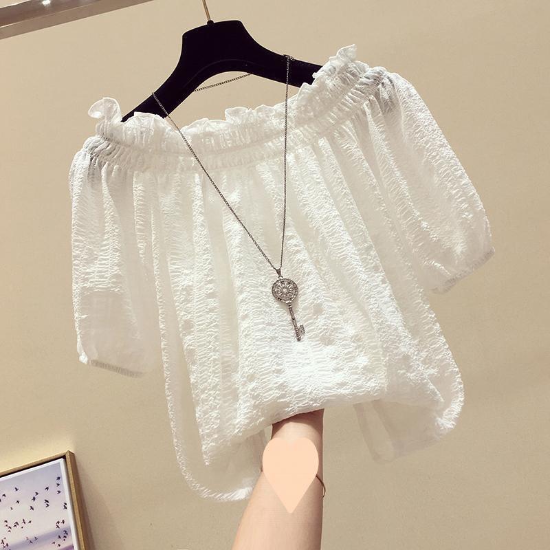 Women Blouse Summer Tops Solid Color Puff Sleeve O-Neck Tunic Female Shirts Loose Casual OL Work Blusas Oversized XS белый
Women Blouse Summer Tops Solid Color Puff Sleeve O-Neck Tunic Female Shirts Loose Casual OL Work Blusas Oversized XS белый