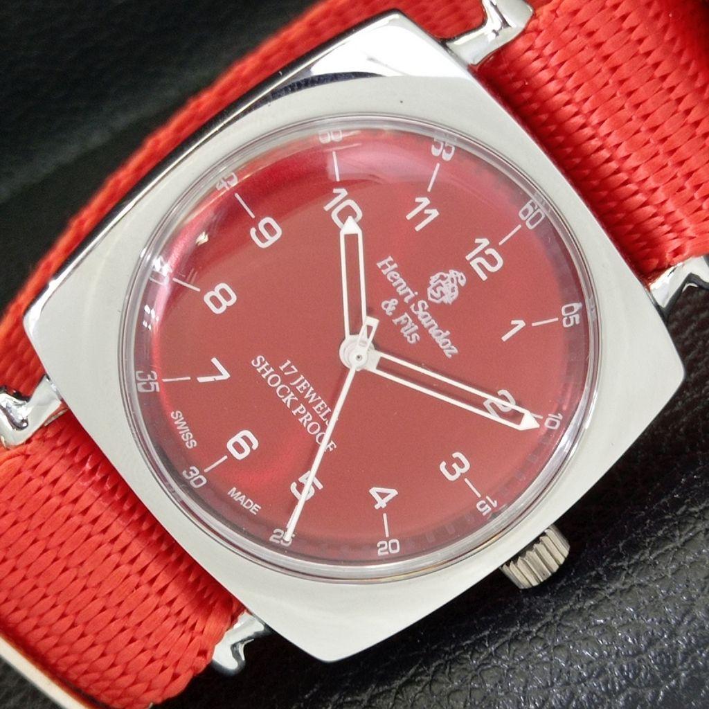 REFURBISHED HENRI SANDOZ & FILS SWISS MENS RED COLOR DIAL WATCH a431853-2 R108-a431853
REFURBISHED HENRI SANDOZ & FILS SWISS MENS RED COLOR DIAL WATCH a431853-2 R108-a431853