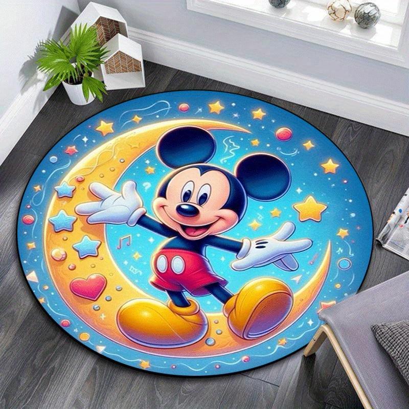 1pc Mickey Round Area Rug - Non-Slip, Machine Washable Polyester Carpet for Living Room & Bedroom Decor 80cm by 80cm
1pc Mickey Round Area Rug - Non-Slip, Machine Washable Polyester Carpet for Living Room & Bedroom Decor 80cm by 80cm