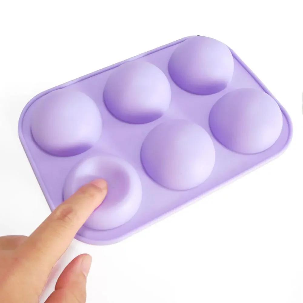 Silicone 6 Hole Chocolate Mold Hot Cocoa Mold Round Hemisphere Chocolate Ball Mold Baking Tool фиолетовый
Silicone 6 Hole Chocolate Mold Hot Cocoa Mold Round Hemisphere Chocolate Ball Mold Baking Tool фиолетовый