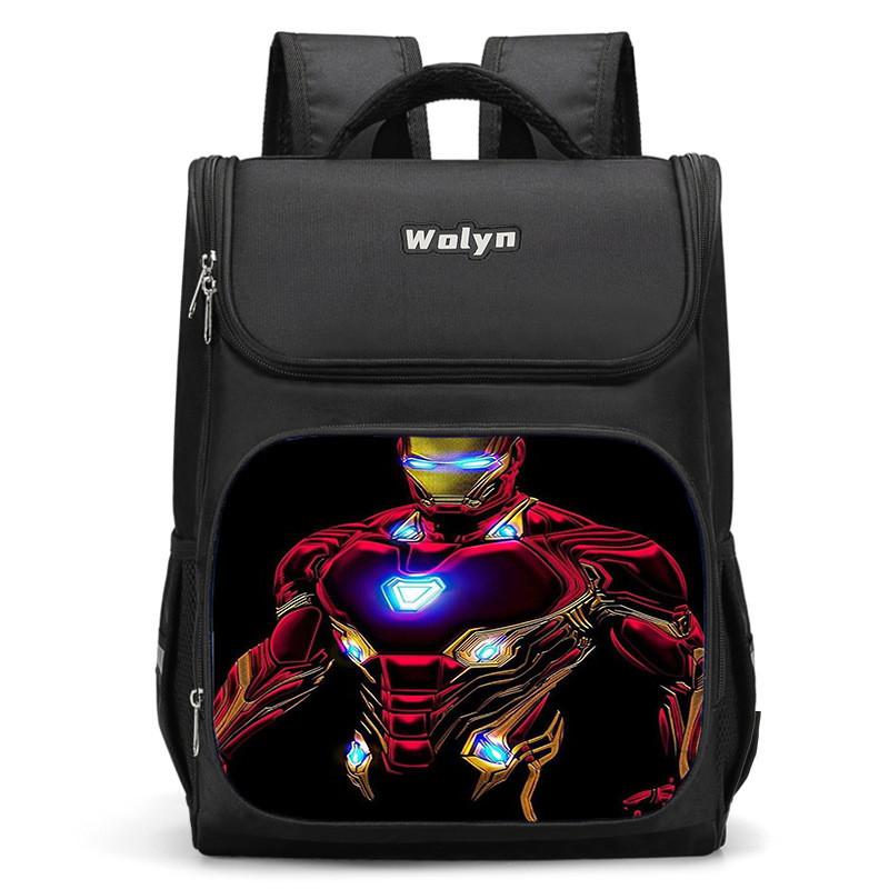 Iron Man Large Capacity Oxford Fabric School Backpack Lightweight Relief Kids Bag For Boys And Girls Style Z,Small
Iron Man Large Capacity Oxford Fabric School Backpack Lightweight Relief Kids Bag For Boys And Girls Style Z,Small