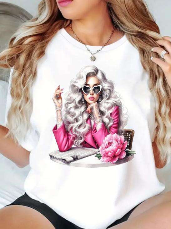 Streetwear 90s WomenS Casual Graphic TShirt Dramatic Print with Wine Print Short Sleeve T Shirt Clothing Top Tee T Shirts 3XL
Streetwear 90s WomenS Casual Graphic TShirt Dramatic Print with Wine Print Short Sleeve T Shirt Clothing Top Tee T Shirts 3XL