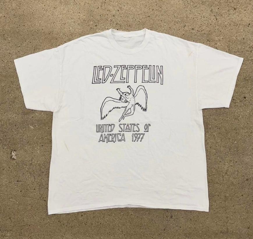Led Zeppelin 1977 Usa Tour Winged Angel White Band T-shirt size S-5XL Unisex T-Shirt XL
Led Zeppelin 1977 Usa Tour Winged Angel White Band T-shirt size S-5XL Unisex T-Shirt XL