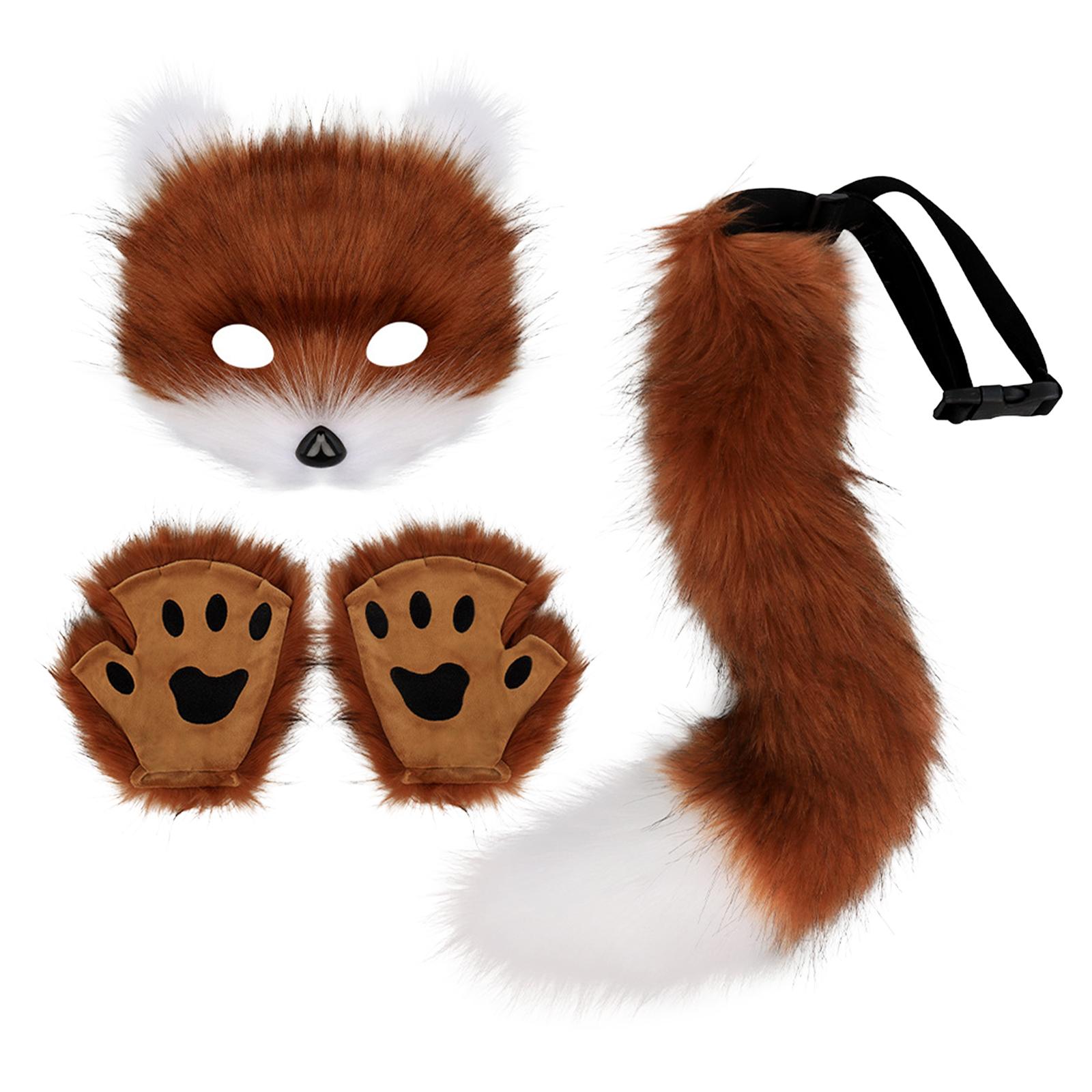 Therian Mask And Tail, Animal Tail Gloves Set For Stage Performance Party Favors
Therian Mask And Tail, Animal Tail Gloves Set For Stage Performance Party Favors