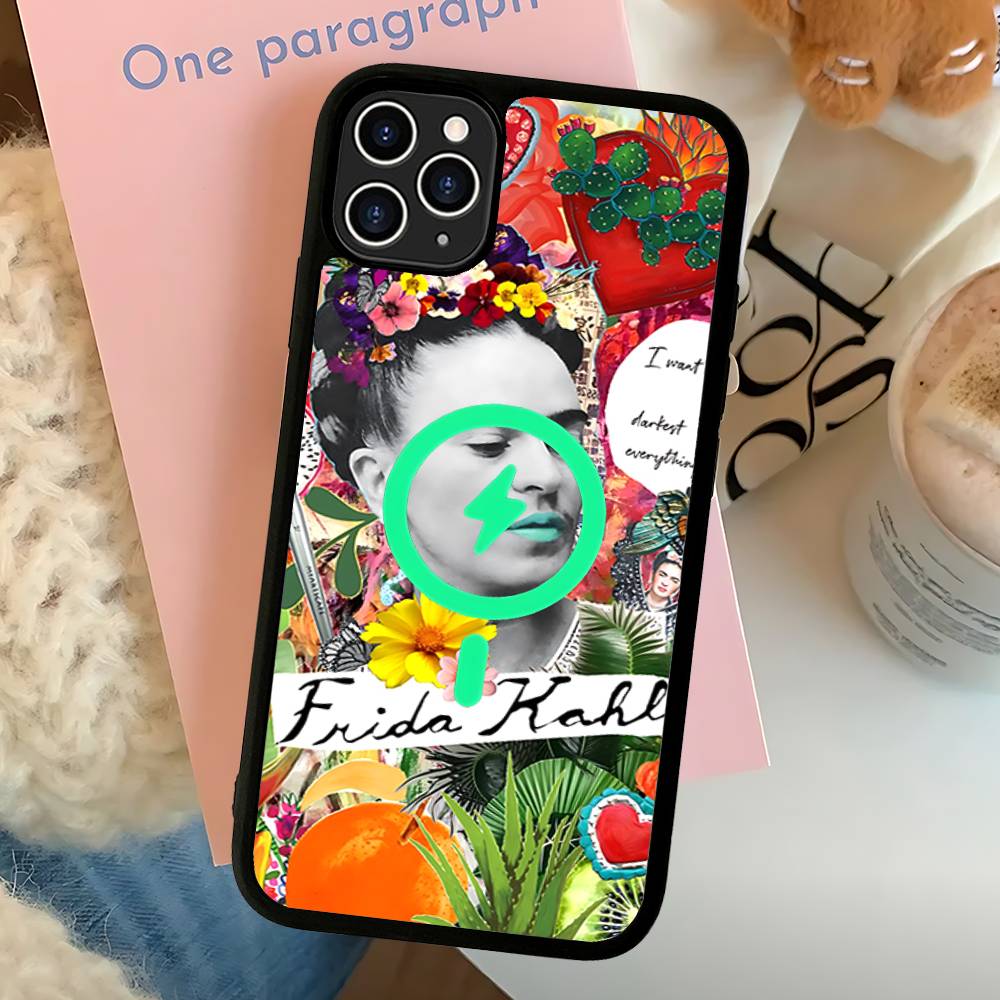 Fashion F-Frida K-KahlosS Phone Case For IPhone 13 14 15 11 12 16 17 Pro Max Plus For Magsafe Magnetic Shell iPhone 17 Pro
Fashion F-Frida K-KahlosS Phone Case For IPhone 13 14 15 11 12 16 17 Pro Max Plus For Magsafe Magnetic Shell iPhone 17 Pro