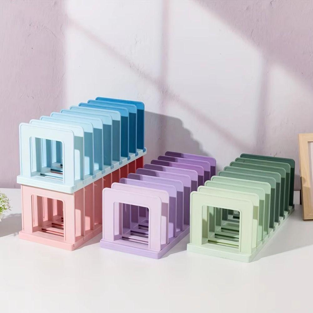 Adjustable Desktop Book Stand Dividers Book Display Rack Thicken File Storage Bookshelf Student білий
Adjustable Desktop Book Stand Dividers Book Display Rack Thicken File Storage Bookshelf Student білий