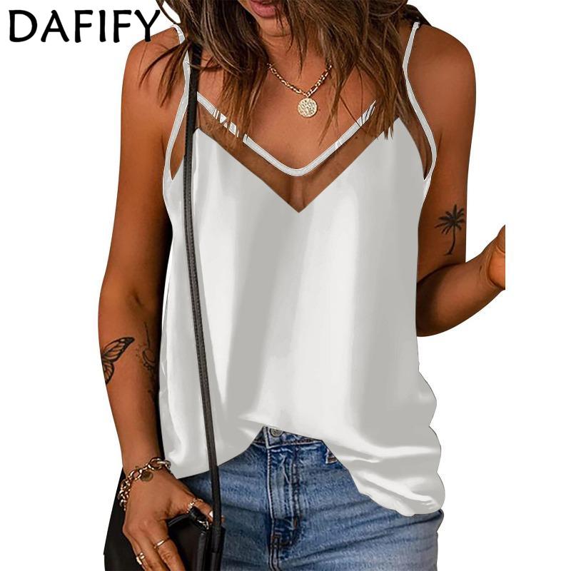 DAFIFY женские модные летние повседневные однотонные футболки и топы без рукавов с подтяжками и v-образным вырезом
DAFIFY женские модные летние повседневные однотонные футболки и топы без рукавов с подтяжками и v-образным вырезом