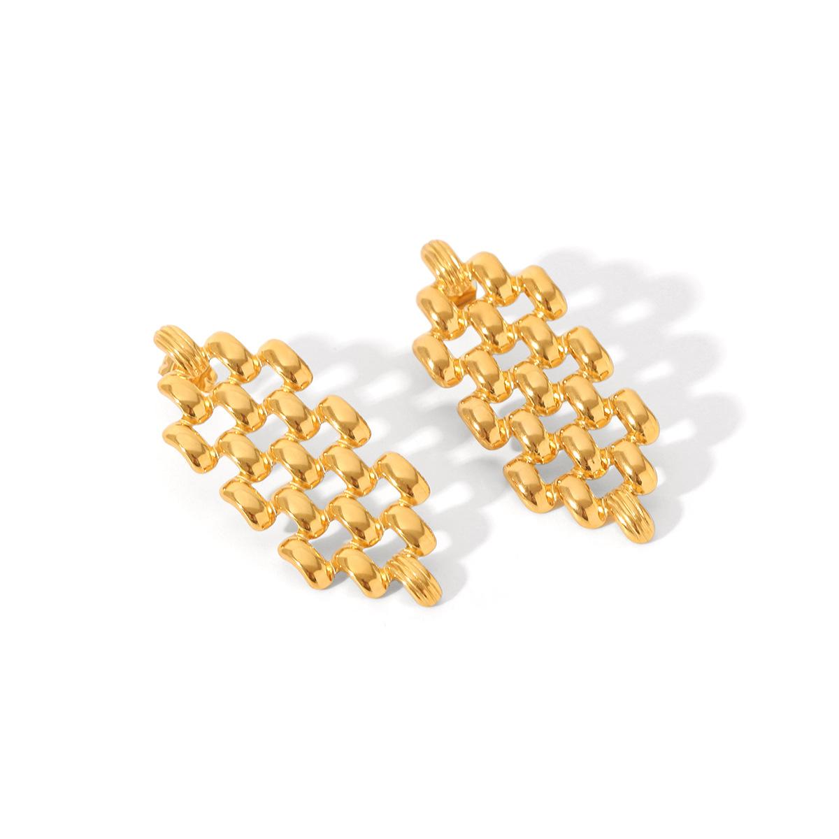 Watch-style stud earrings, trendy Instagram style, fashionable unique titanium steel earrings, elegant ear jewelry
Watch-style stud earrings, trendy Instagram style, fashionable unique titanium steel earrings, elegant ear jewelry