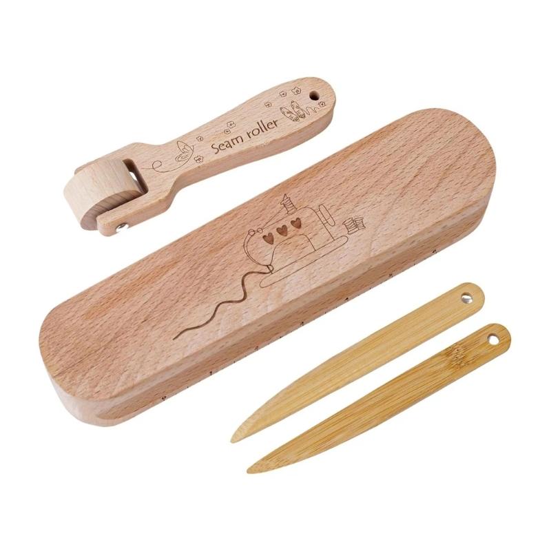 Wood Seam Presser Tool Set Tailors Clapper Bone Pen Seam Roller Practical Sewing Tool Fabric Accessories for Quilting 1
Wood Seam Presser Tool Set Tailors Clapper Bone Pen Seam Roller Practical Sewing Tool Fabric Accessories for Quilting 1