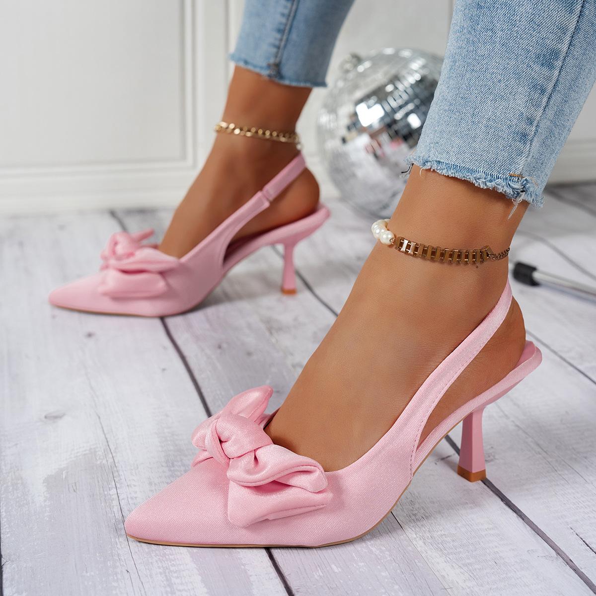 2 summer new fashion pointed head bag head cover foot bow high heel sandals stiletto women s shoes 43 рожевий
2 summer new fashion pointed head bag head cover foot bow high heel sandals stiletto women s shoes 43 рожевий