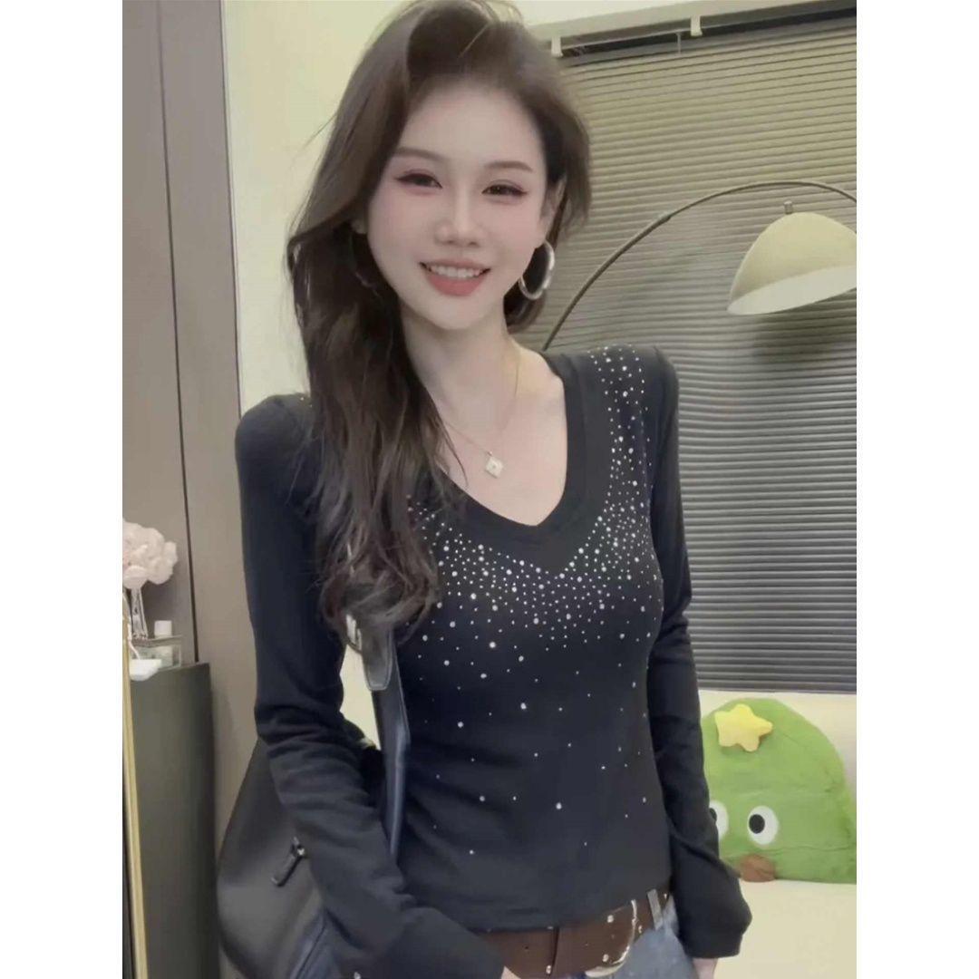 Plus Size Thermal Fleece Rhinestone Long Sleeve Top - Women s Slimming Outerwear for Autumn/Winter 3XL (161-180 jin)
Plus Size Thermal Fleece Rhinestone Long Sleeve Top - Women s Slimming Outerwear for Autumn/Winter 3XL (161-180 jin)