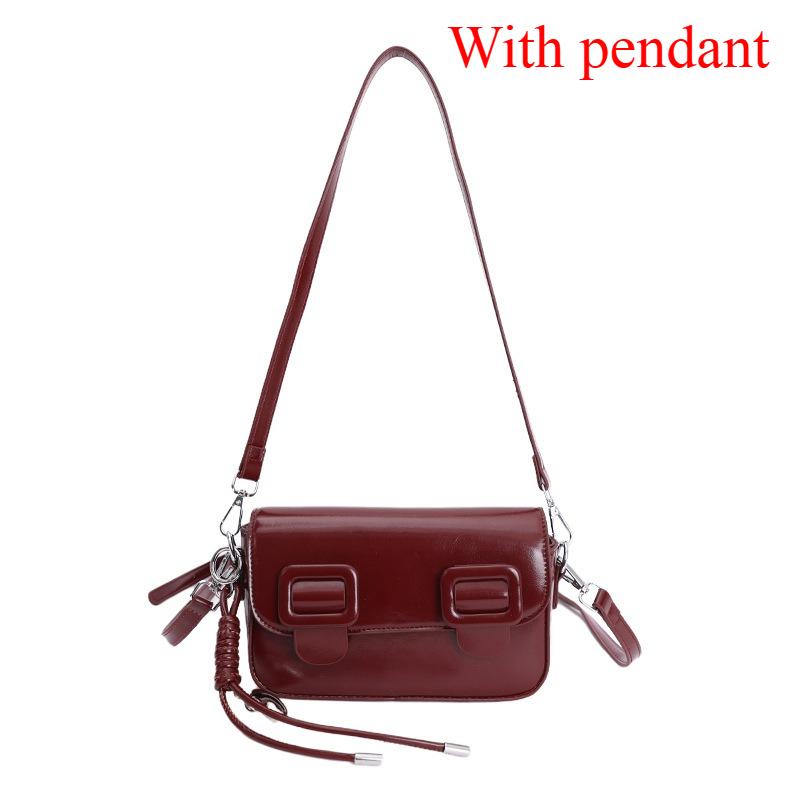 Retro Trendy Pu Square Shoulder Bags for Women Versatile Solid Color Ladies Messenger Saddle Bag Textured Female Phe Handbag
Retro Trendy Pu Square Shoulder Bags for Women Versatile Solid Color Ladies Messenger Saddle Bag Textured Female Phe Handbag
