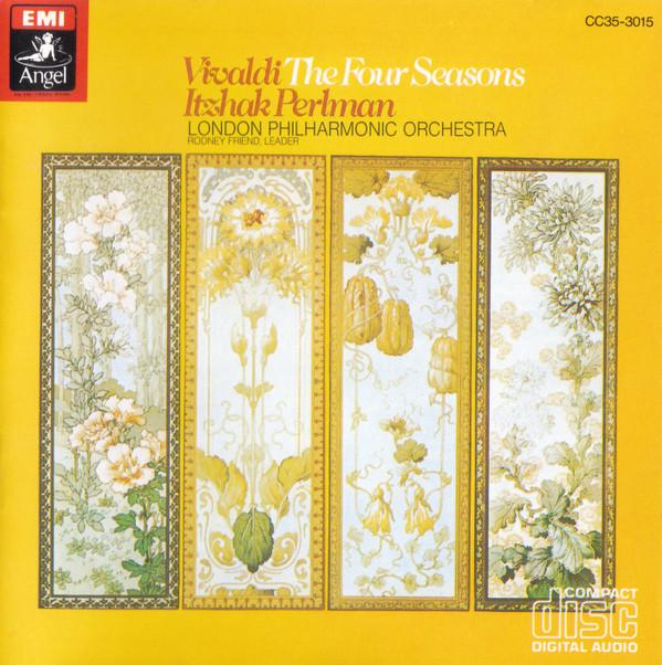 CD VIVALDI, ITZHAK PERLMAN, LONDON PHI - Four Seasons CC353015 Angel Records 1983 Japan Classical Used
CD VIVALDI, ITZHAK PERLMAN, LONDON PHI - Four Seasons CC353015 Angel Records 1983 Japan Classical Used