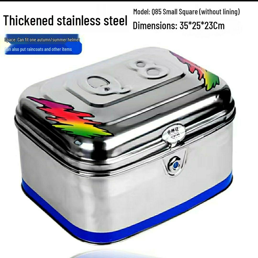 Extra Large Universal Motorcycle Trunk - Stainless Steel Tail Box for Electric Vehicles
Extra Large Universal Motorcycle Trunk - Stainless Steel Tail Box for Electric Vehicles