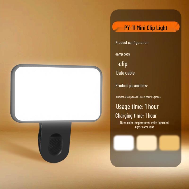 Compact Tri-Color LED Clip Light for Phone & PC – Perfect for Video Calls and Live Streaming
Compact Tri-Color LED Clip Light for Phone & PC – Perfect for Video Calls and Live Streaming