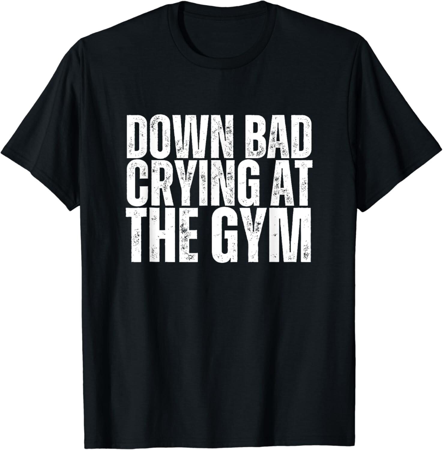 Funny Retro Down Bad Crying At The Gym_ Funny GYM Gift Unisex T-Shirt 5XL різнокольоровий
Funny Retro Down Bad Crying At The Gym_ Funny GYM Gift Unisex T-Shirt 5XL різнокольоровий