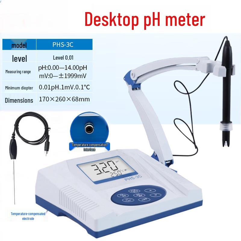 RSRDDY Precision Digital Desktop pH Meter
RSRDDY Precision Digital Desktop pH Meter