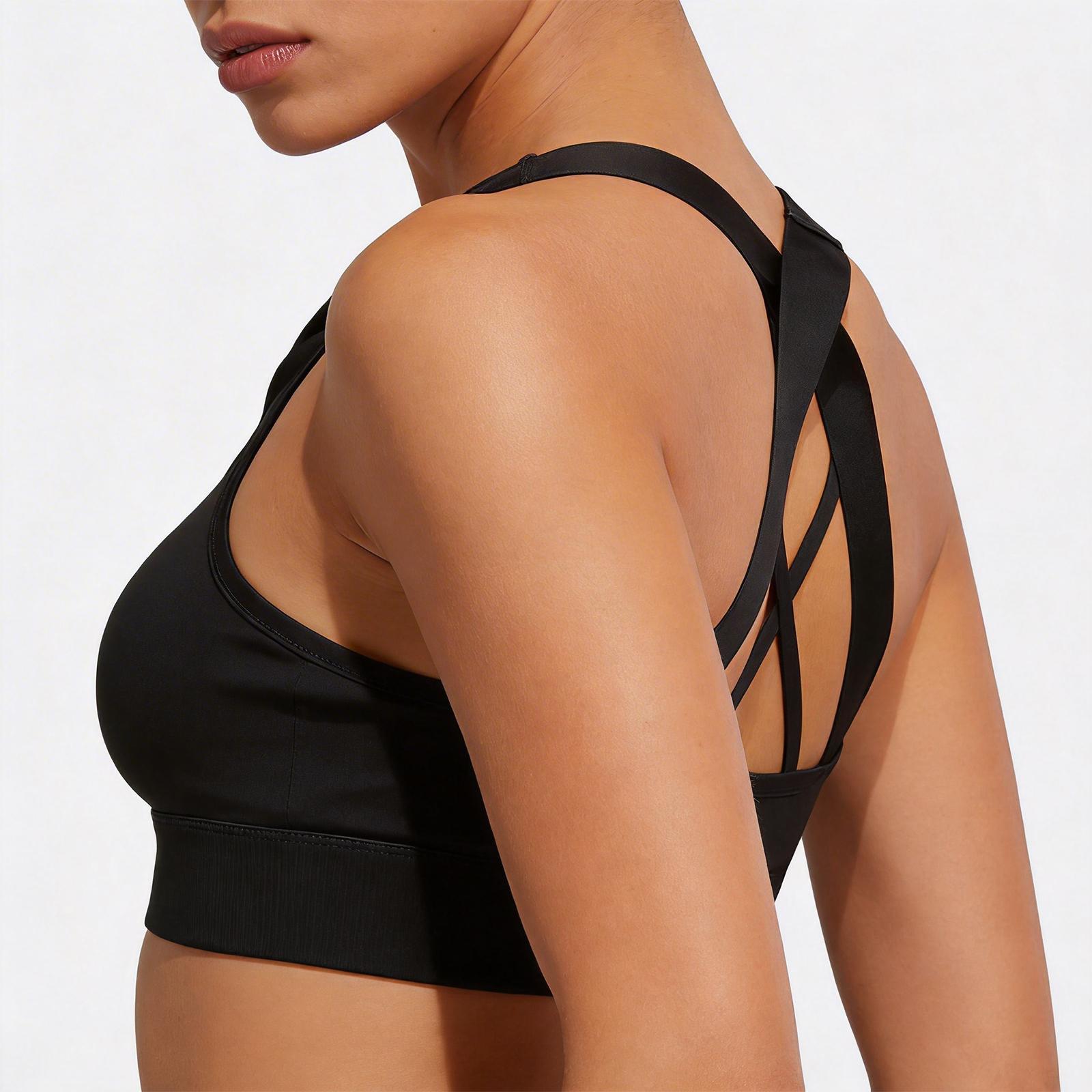 Zeriluna Cross-over shock-absorbing sports bra Cross-cross cushioning, high elasticity, breathable, stable support, comfortable sports bra Black S Code
Zeriluna Cross-over shock-absorbing sports bra Cross-cross cushioning, high elasticity, breathable, stable support, comfortable sports bra Black S Code