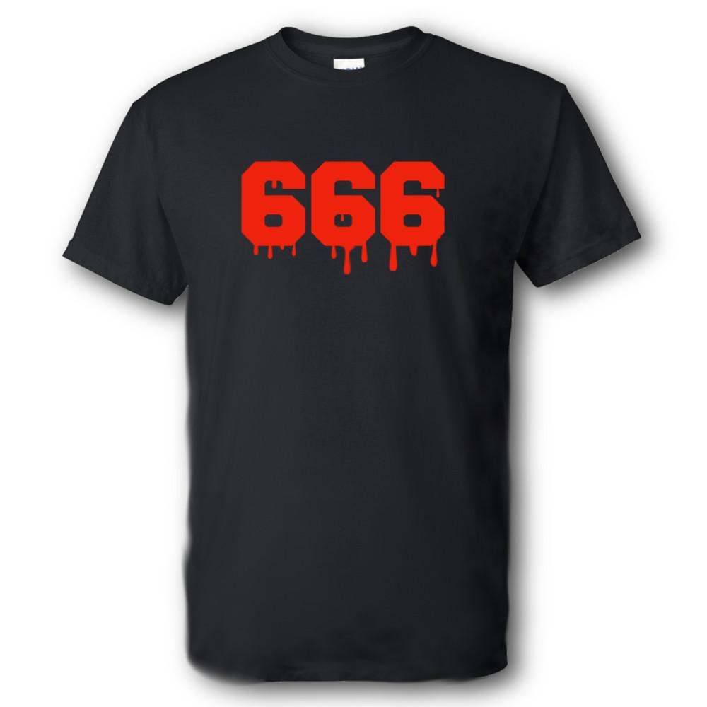 666 Dripping Shirt Brand New Multiple Sizes and Colors Unisex T-Shirt S
666 Dripping Shirt Brand New Multiple Sizes and Colors Unisex T-Shirt S