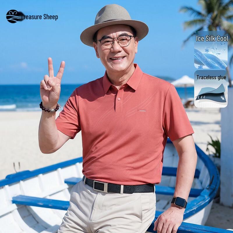 Men s Summer Ice Silk Loose Fit Polo T-Shirt 3XL
Men s Summer Ice Silk Loose Fit Polo T-Shirt 3XL