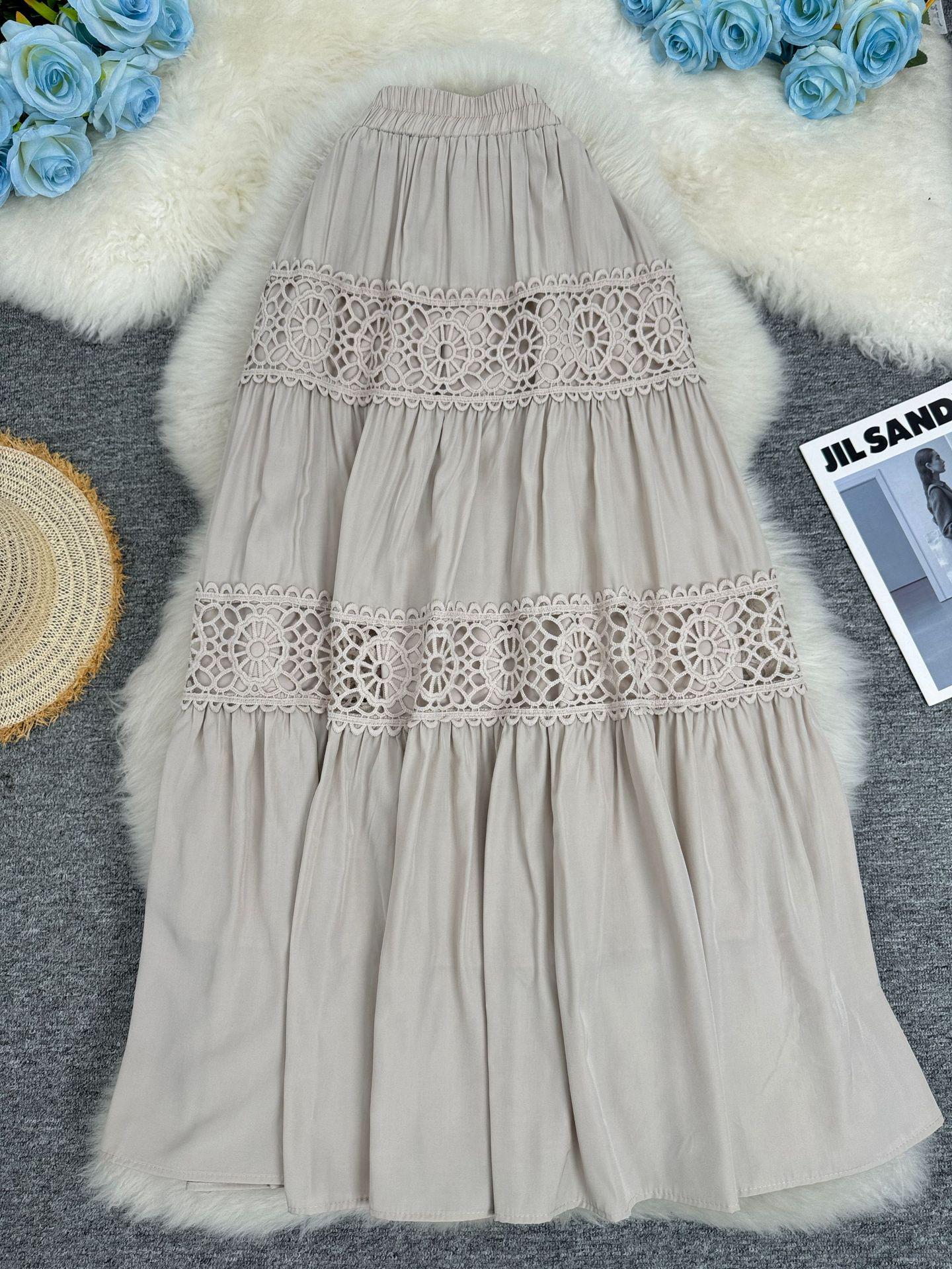 Women s Mid-length A-line Skirt with Japanese-Korean Hollow Patchwork Design One Size сірий колір
Women s Mid-length A-line Skirt with Japanese-Korean Hollow Patchwork Design One Size сірий колір