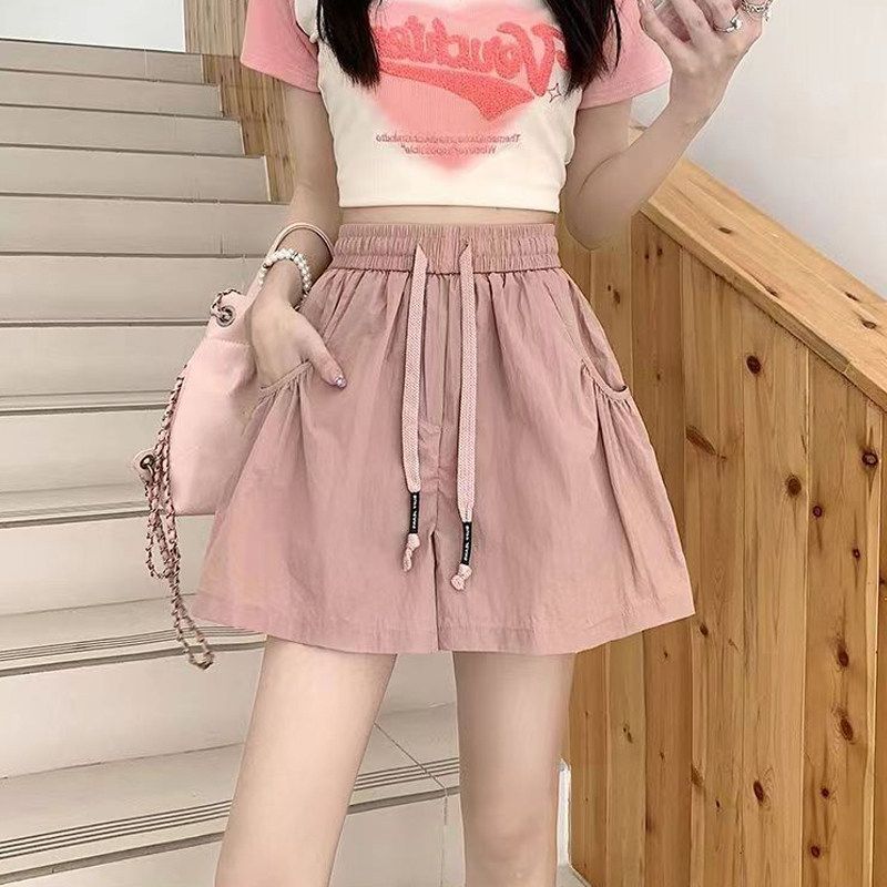 Ice Silk Yamamoto A- line plus Size Wide Leg Drawstring Shorts Pink M
Ice Silk Yamamoto A- line plus Size Wide Leg Drawstring Shorts Pink M