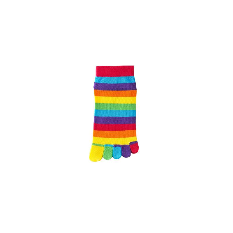 Women s Socks Rainbow Striped Five-finger Split Toe Cotton Mid-tube Socks Colorful Lines Simple Sports Funny Stockings One Size
Women s Socks Rainbow Striped Five-finger Split Toe Cotton Mid-tube Socks Colorful Lines Simple Sports Funny Stockings One Size