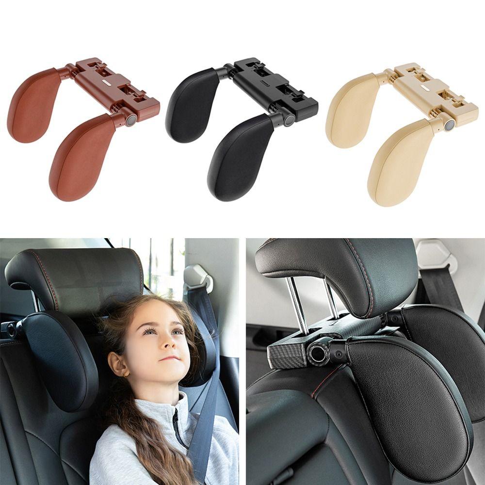 180° Adjustable Automobile Headrest with Side Pad Neck Pillow Universal Car Side Headrest Car Leather-Beige
180° Adjustable Automobile Headrest with Side Pad Neck Pillow Universal Car Side Headrest Car Leather-Beige
