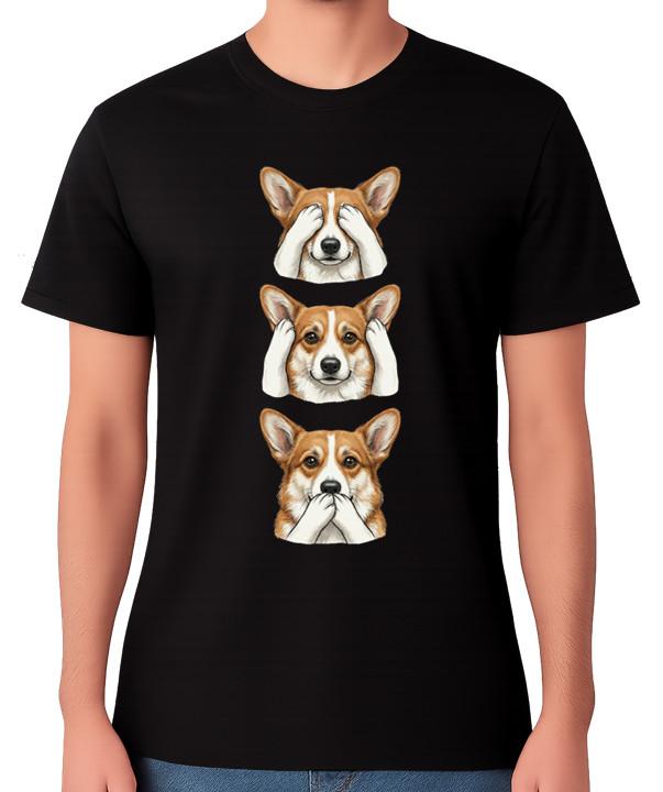 Pembroke Welsh Corgi See Hear Speak No Evil Unisex T-Shirt Cute Dog Lover Tee 5XL різнокольоровий
Pembroke Welsh Corgi See Hear Speak No Evil Unisex T-Shirt Cute Dog Lover Tee 5XL різнокольоровий