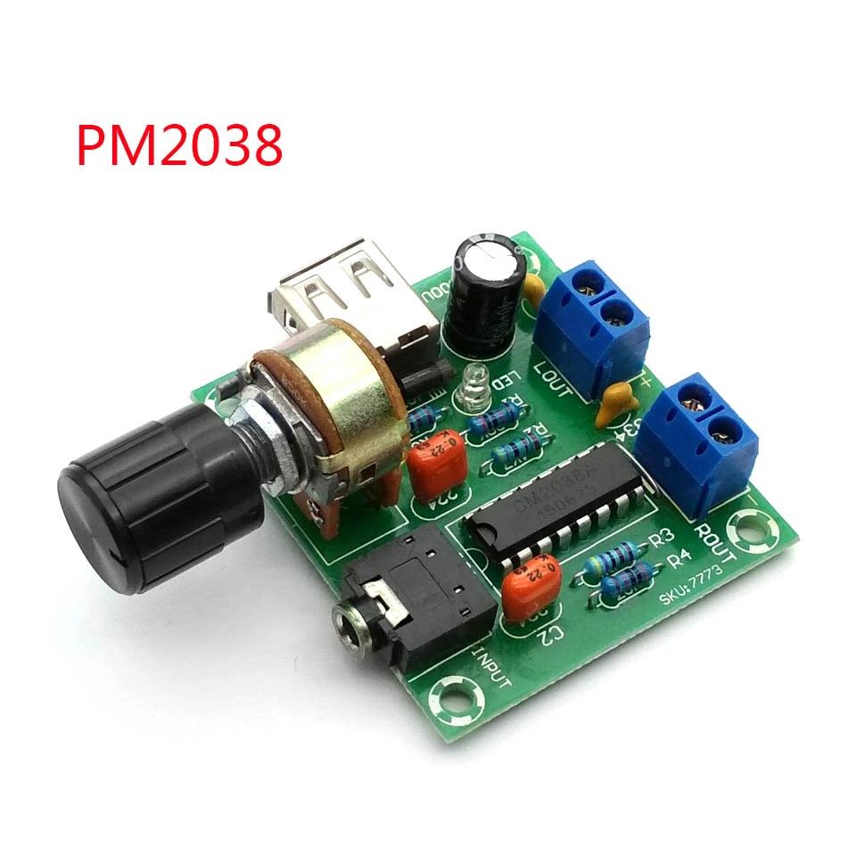DC 2V-6V PM2038 Dual Track 2X5W Amplifier 5W+5W Module USB Power Supply AMP Board CM2038
DC 2V-6V PM2038 Dual Track 2X5W Amplifier 5W+5W Module USB Power Supply AMP Board CM2038