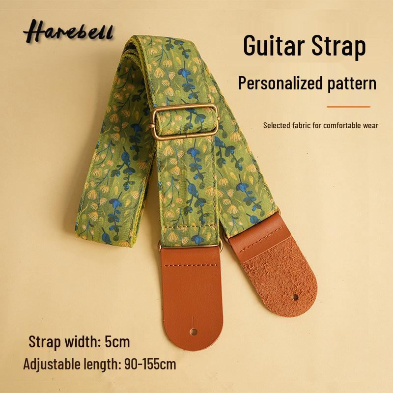 Classic Retro Plant Pattern Guitar Strap - 5cm Thick, Comfortable, Sapphire Eucalyptus Design (PO-097) 90-155 cm евкаліптовий/сапфіровий
Classic Retro Plant Pattern Guitar Strap - 5cm Thick, Comfortable, Sapphire Eucalyptus Design (PO-097) 90-155 cm евкаліптовий/сапфіровий